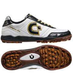 Giày đá banh Desporte Campinas JTF6 TF DS2040 - White/Black/Gold