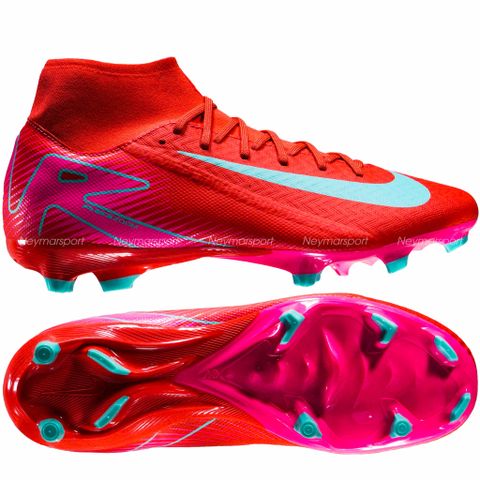 Giày đá bóng Nike Air Zoom Mercurial Superfly 10 Academy MG Mad Energy - Ember Glow/Aurora Green FQ1456-800
