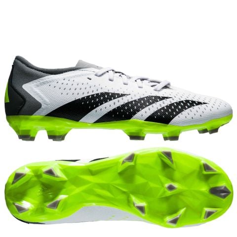 Giày đá bóng cỏ nhân tạo Adidas Predator Accuracy .3 Low FG Crazyrush - Footwear White/Core Black/Lucid Lemon