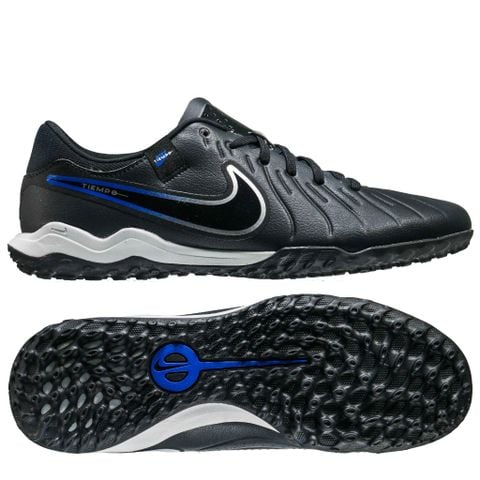 Nike Tiempo Legend 10 Academy TF Shadow - Black/Chrome/Hyper Royal