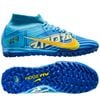 Nike Air Zoom Mercurial Superfly 9 Academy TF Mbappé Personal Edition - Baltic Blue/White