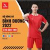 Bộ quần áo bóng đá KAMITO Bình Dương - Đỏ KMSH220210