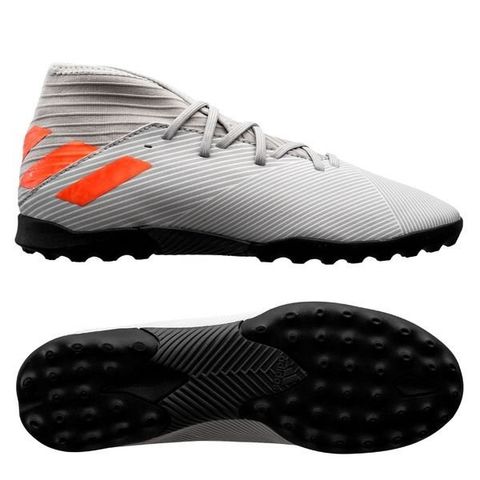 adidas Nemeziz 19.3 TF Encryption - Grey Two/Solar Orange/Core White Kids