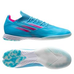 adidas X Speedflow .1 IN Sapphire Edge - Sky Rush/Shock Pink/Footwear White