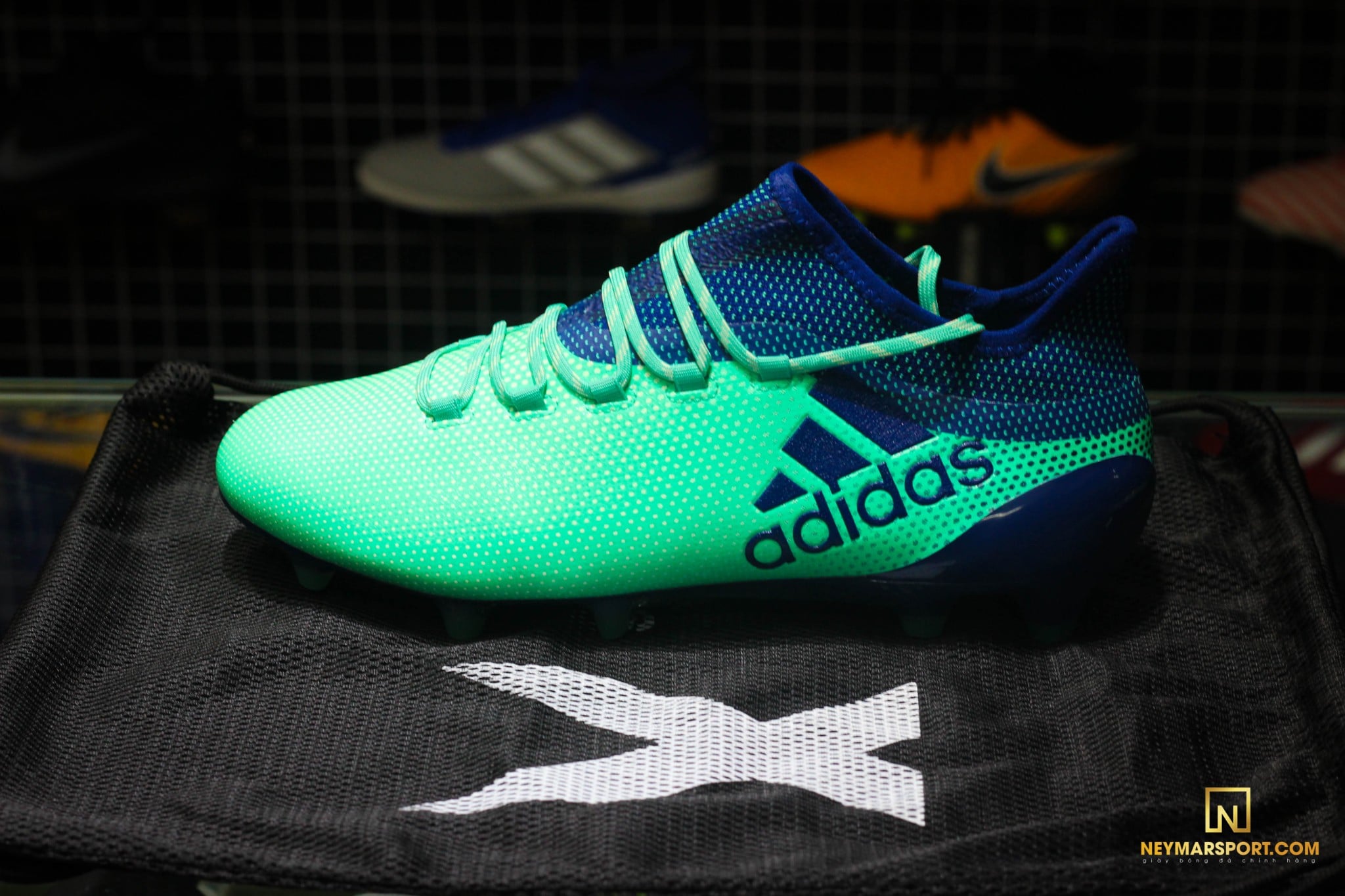 adidas X 17.1 FG Deadly Strike - Aero Green/Unity Ink/Hi-Res Green – Neymar  Sport