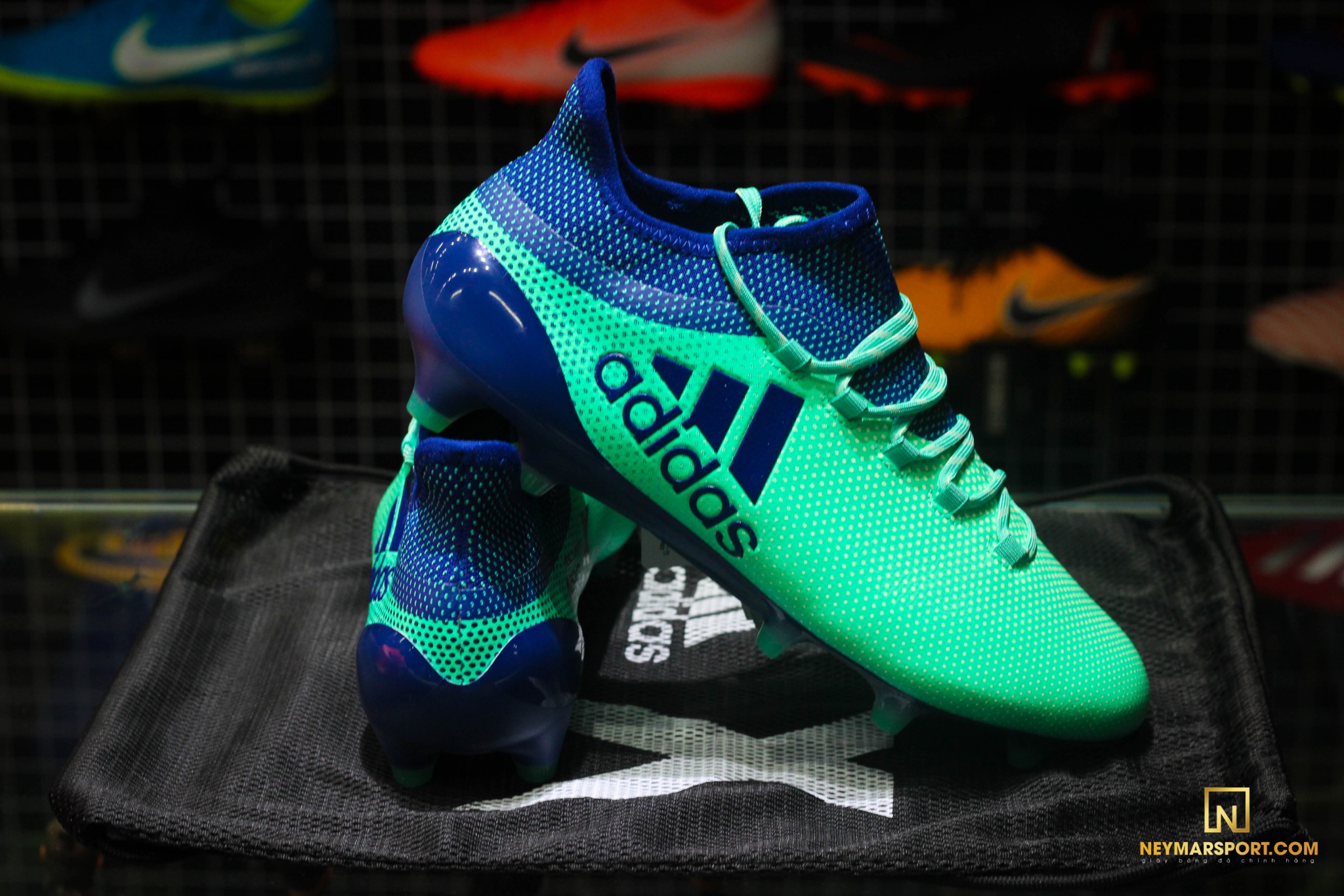 adidas X 17.1 FG Deadly Strike - Aero Green/Unity Ink/Hi-Res Green – Neymar  Sport