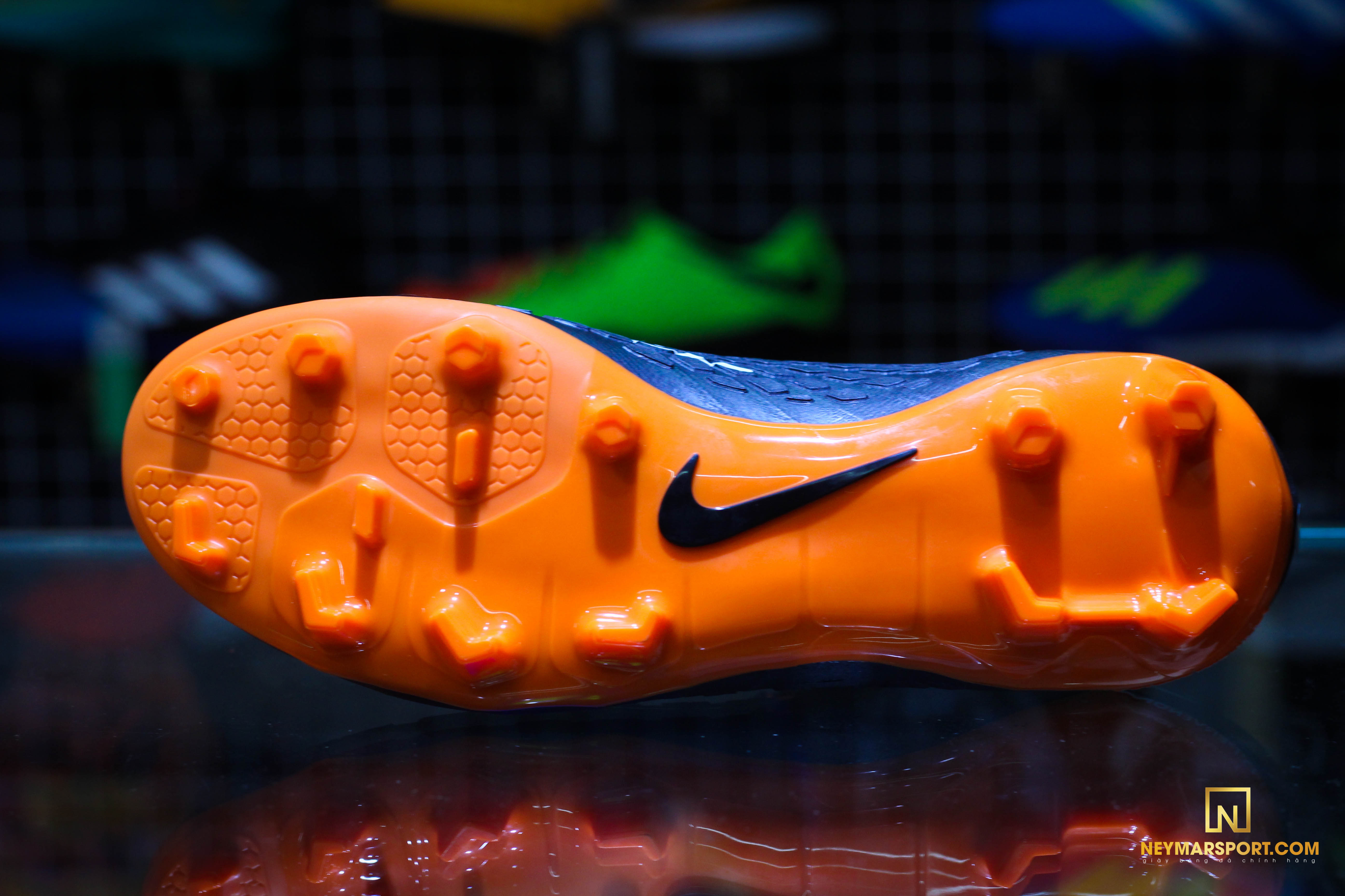 Nike Hypervenom Phantom 3 Elite DF FG Jr Fast â Dark Grey/Total Orang â Neymar Sport