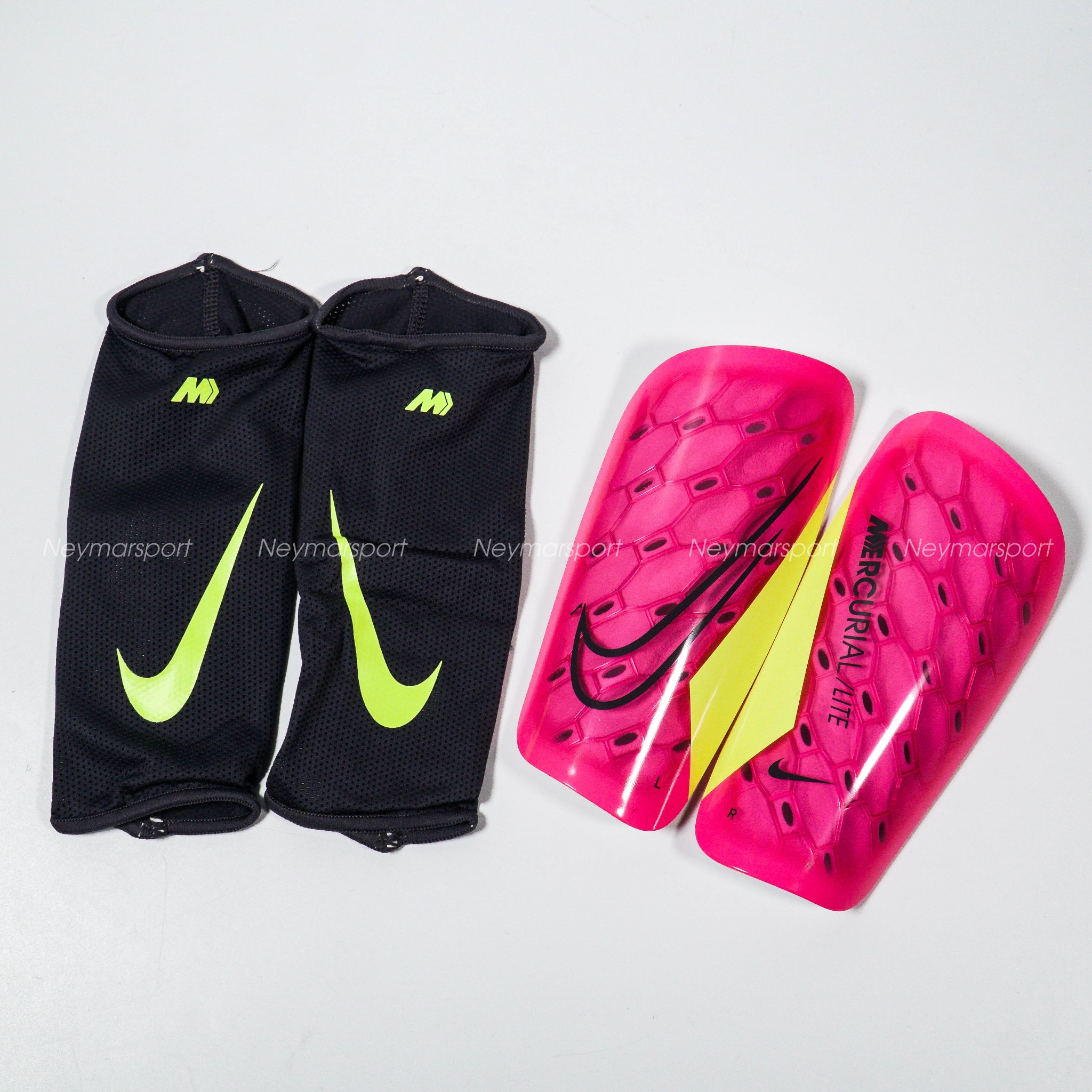 Bọc ống đồng Nike Shin Pads Mercurial Lite Luminous Pink Blast/Volt