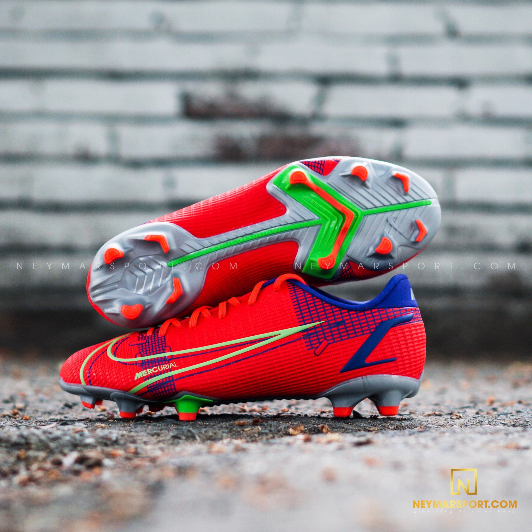 Nike Mercurial Vapor 14 Club MG Spectrum - Bright Crimson