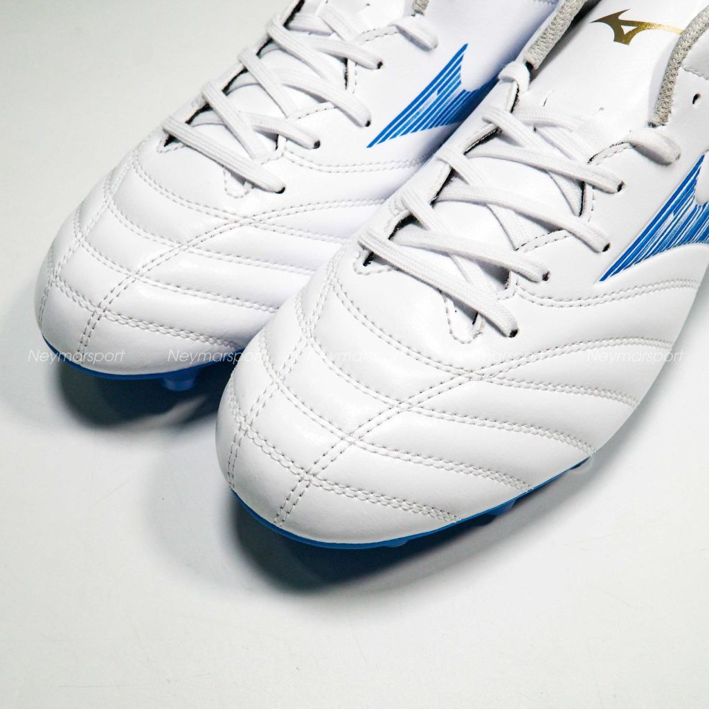 Giày đá bóng Mizuno Monarcida Neo III Select FG Mugen - White/Laser Blue P1GA242525