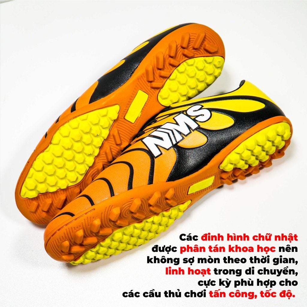 Giày đá bóng NMS Victory TF - Orange/Yellow