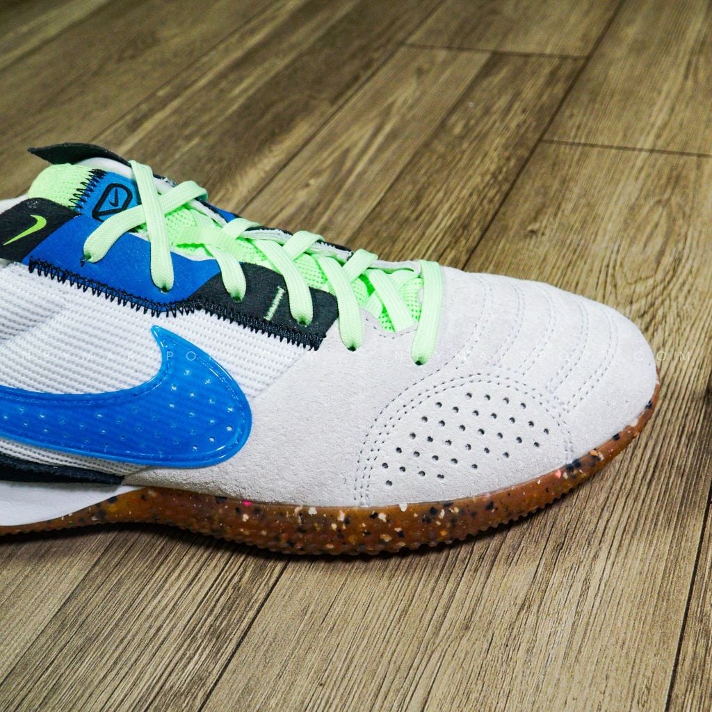 Nike Streetgato IC - White/Lite Photo Blue/Black/Lime Glow