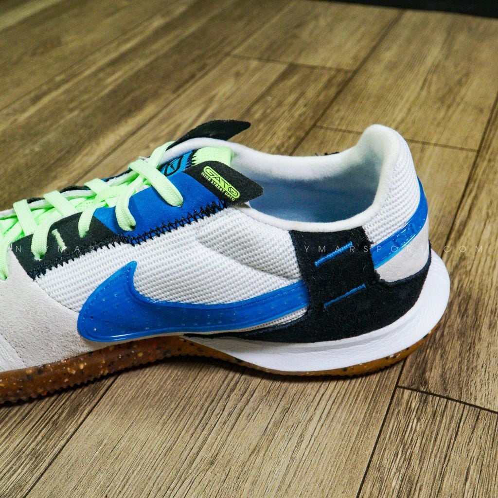 Nike Streetgato IC - White/Lite Photo Blue/Black/Lime Glow