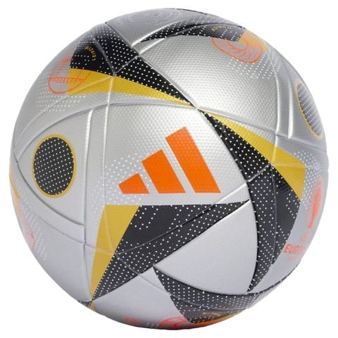 Quả bóng đá adidas Football FUSSBALLLIEBE League Final EURO 2024 - Silver Metallic/Gold Metallic/Black IX4046