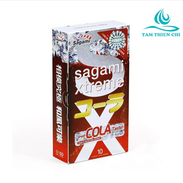 Bao cao su Sagami Xtreme Cola( Hộp 10 Cái)