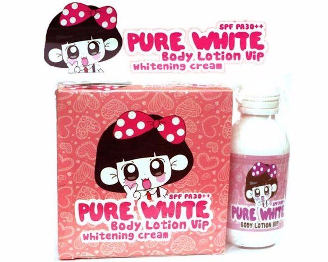 Kem Dưỡng Trắng Da Pure White + chai khoá da 100ml