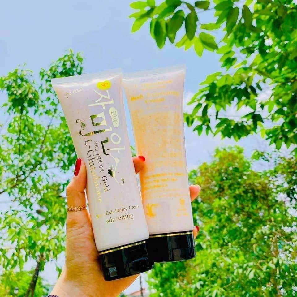 l glutathione body exfoliating cream whitening Arbutin Kojic Acid Lotion: Lactic Acid, Vitamin C - 4 Oz Kem Ty T Bo Cht