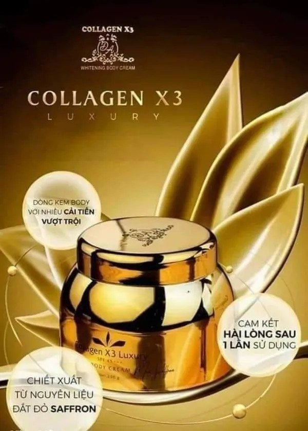 Kem body Collagen X3  LUXURY 250G