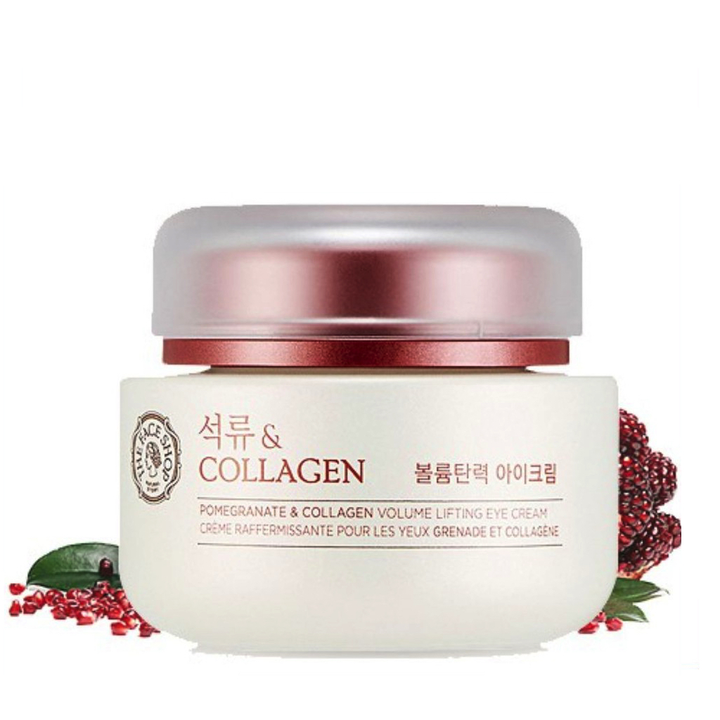 kem-duong-mat-chong-lao-hoa-thefaceshop-pomegranate-and-collagen-volume-lifting-eye-cream-50ml