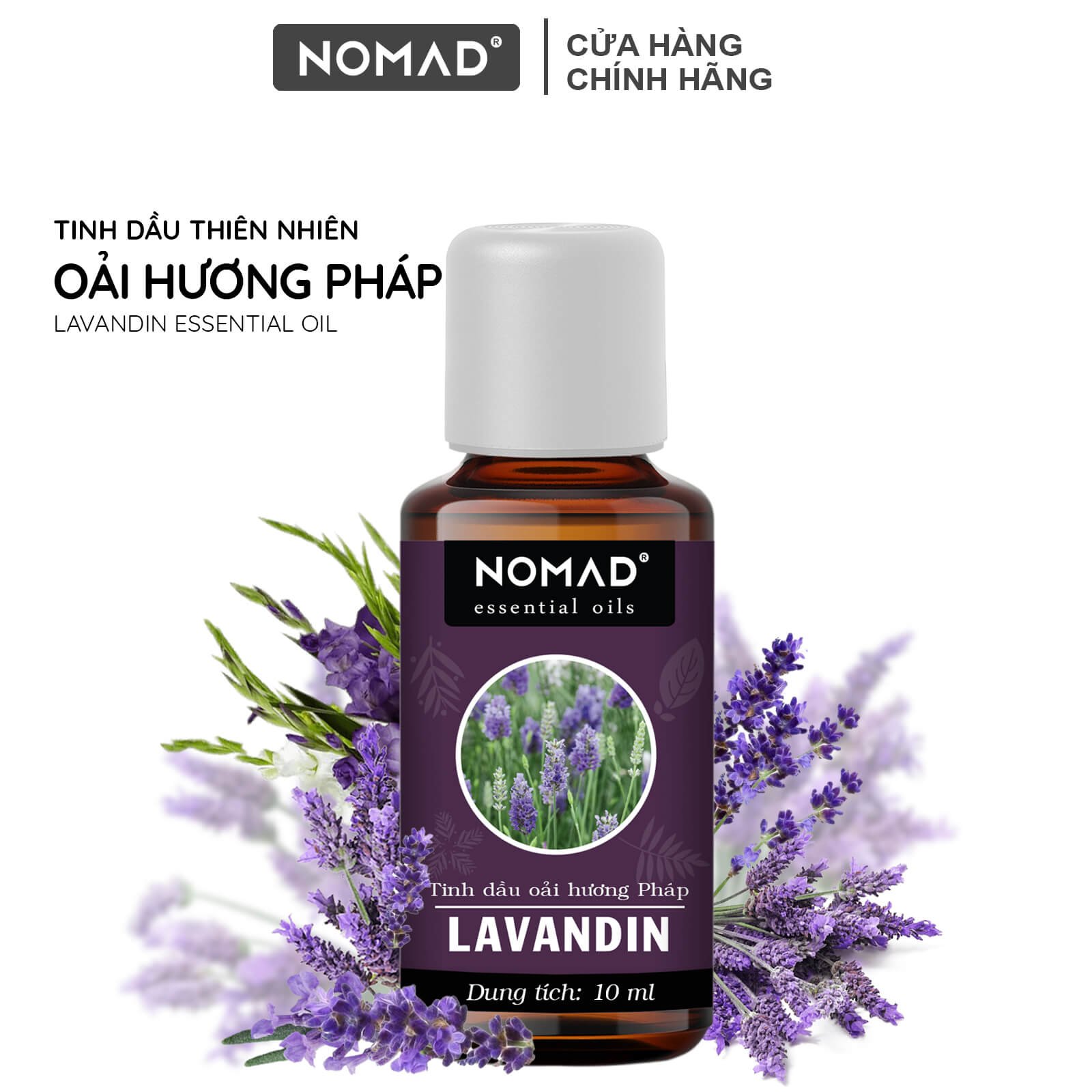 Tinh Dầu Oải Hương Pháp Nguyên Chất Cao Cấp Nomad Lavandin Essential Oil