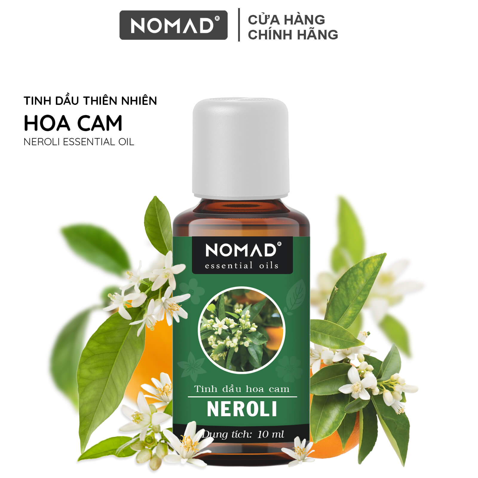 Tinh Dầu Hoa Cam Nomad Neroli Essential Oil Blend