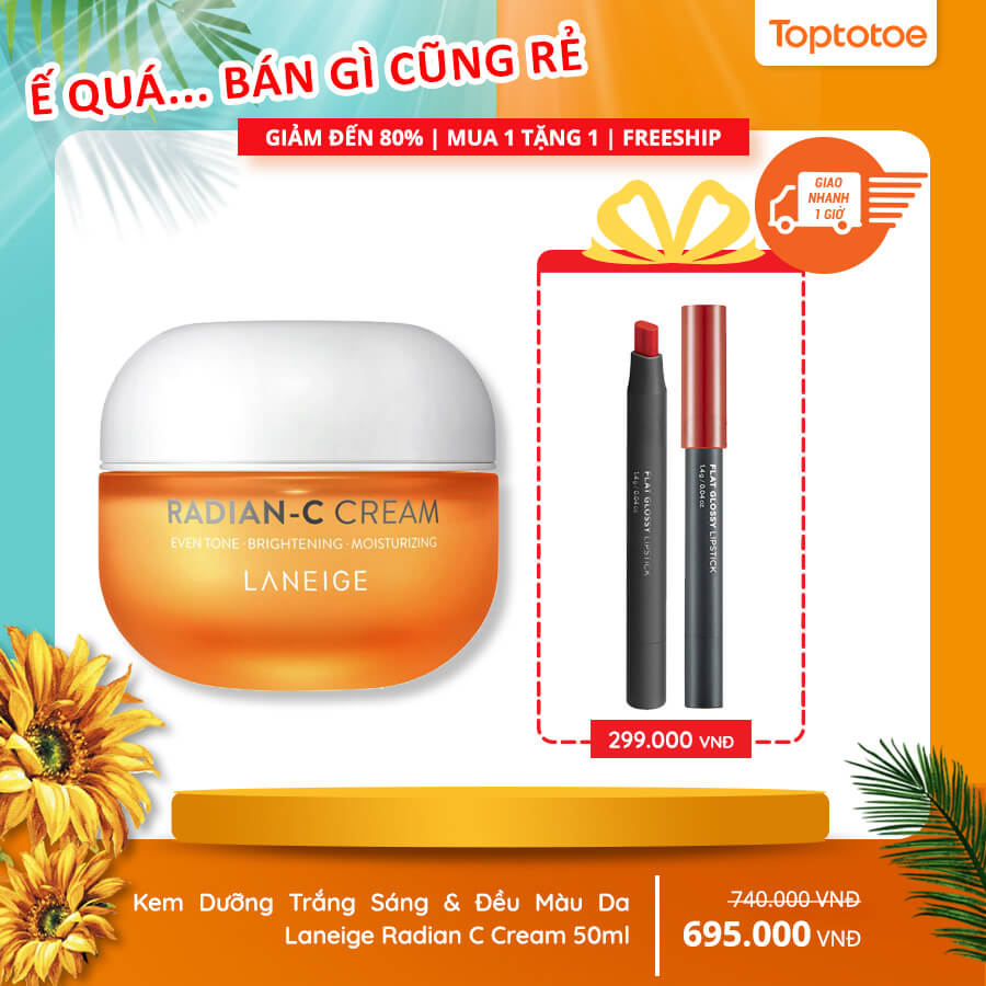 Kem Dưỡng Trắng Sáng & Đều Màu Da Laneige Radian C Cream