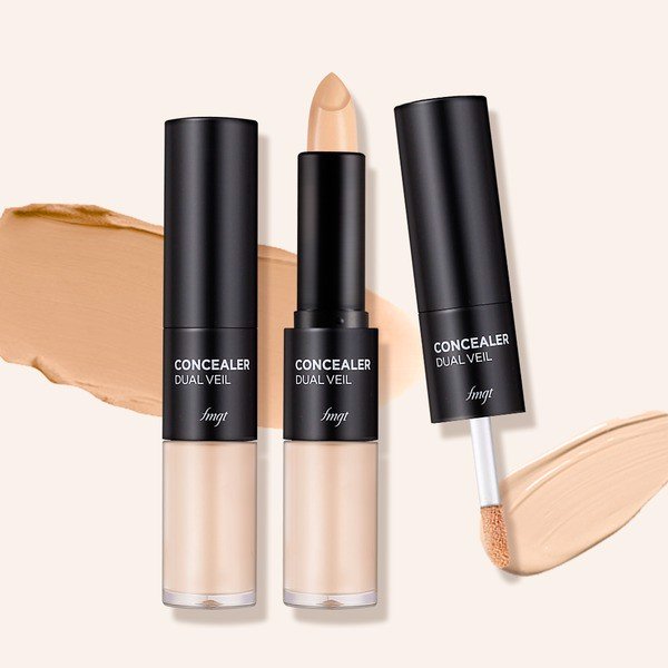 Thanh Che Khuyết Điểm Hai Đầu The Face Shop Concealer Dual Veil