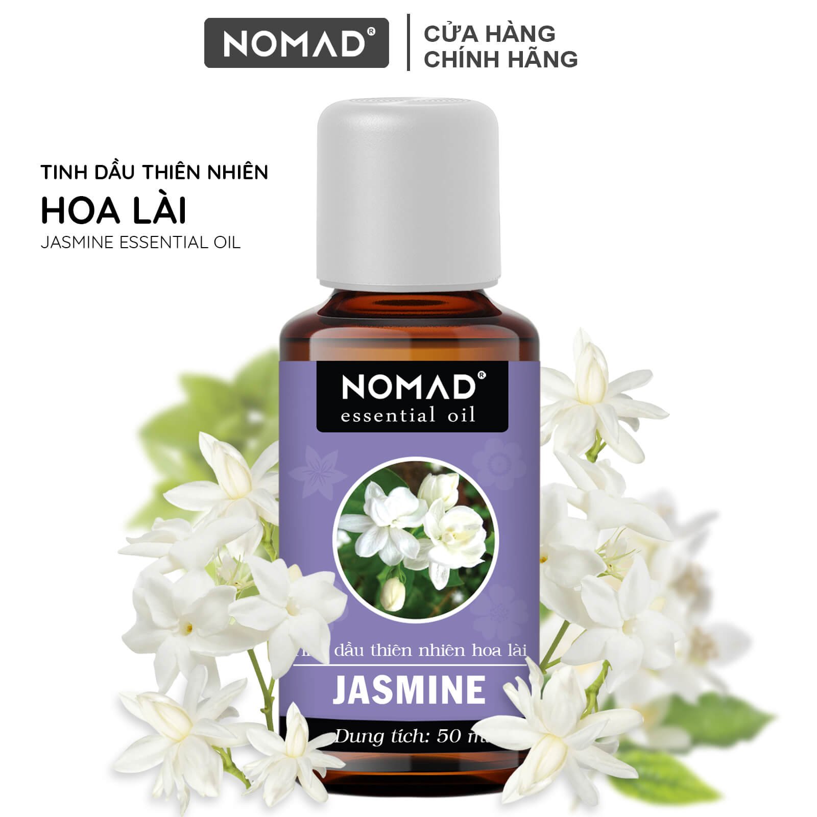 Tinh Dầu Hoa Lài Thơm Phòng, Thư Giãn, Giúp Dễ Ngủ, Giảm Áp Lực, Khử Mùi Nomad Jasmine