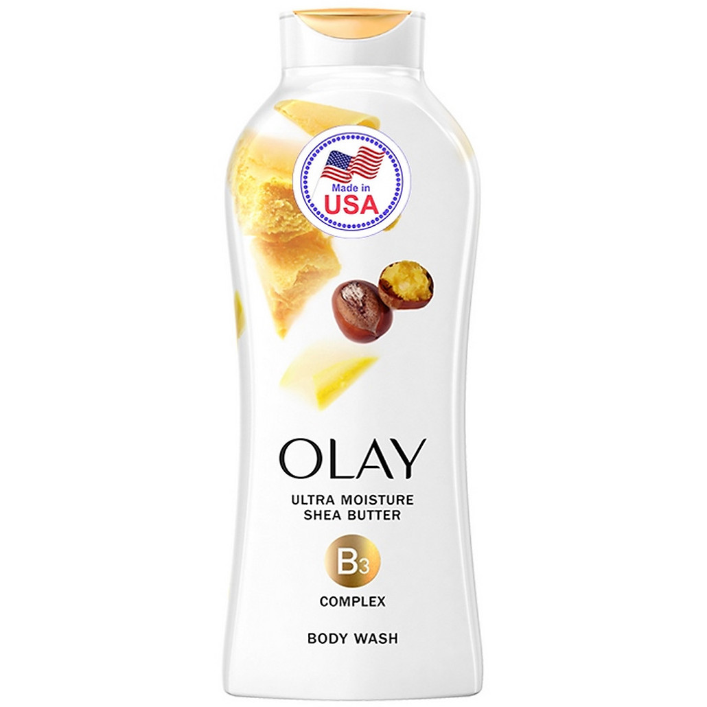 Sữa tắm Olay Ultra Moisture Shea Butter B3 Complex Body Wash 650ml