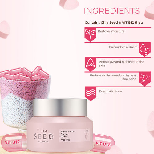 Kem Dưỡng Da Thefaceshop Chia Seed Advanced Hydro Cream 50ml