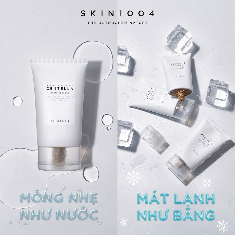 Kem Dưỡng Skin1004 Làm Dịu Da Chiết Xuất Rau Má Madagascar Centella Soothing Cream 75ml