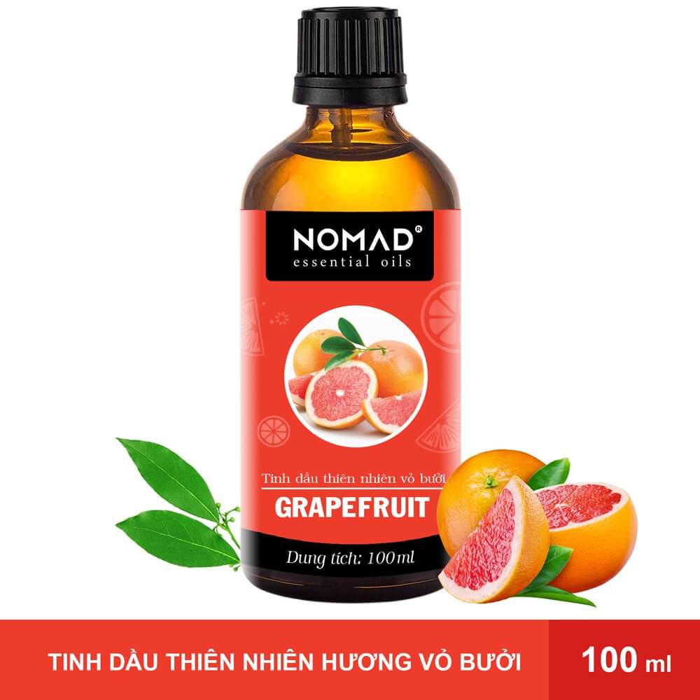 Tinh Dầu Bưởi Thiên Nhiên Thơm Phòng, Kích Thích Mọc Tóc, Dưỡng Tóc Nomad Grapfruit