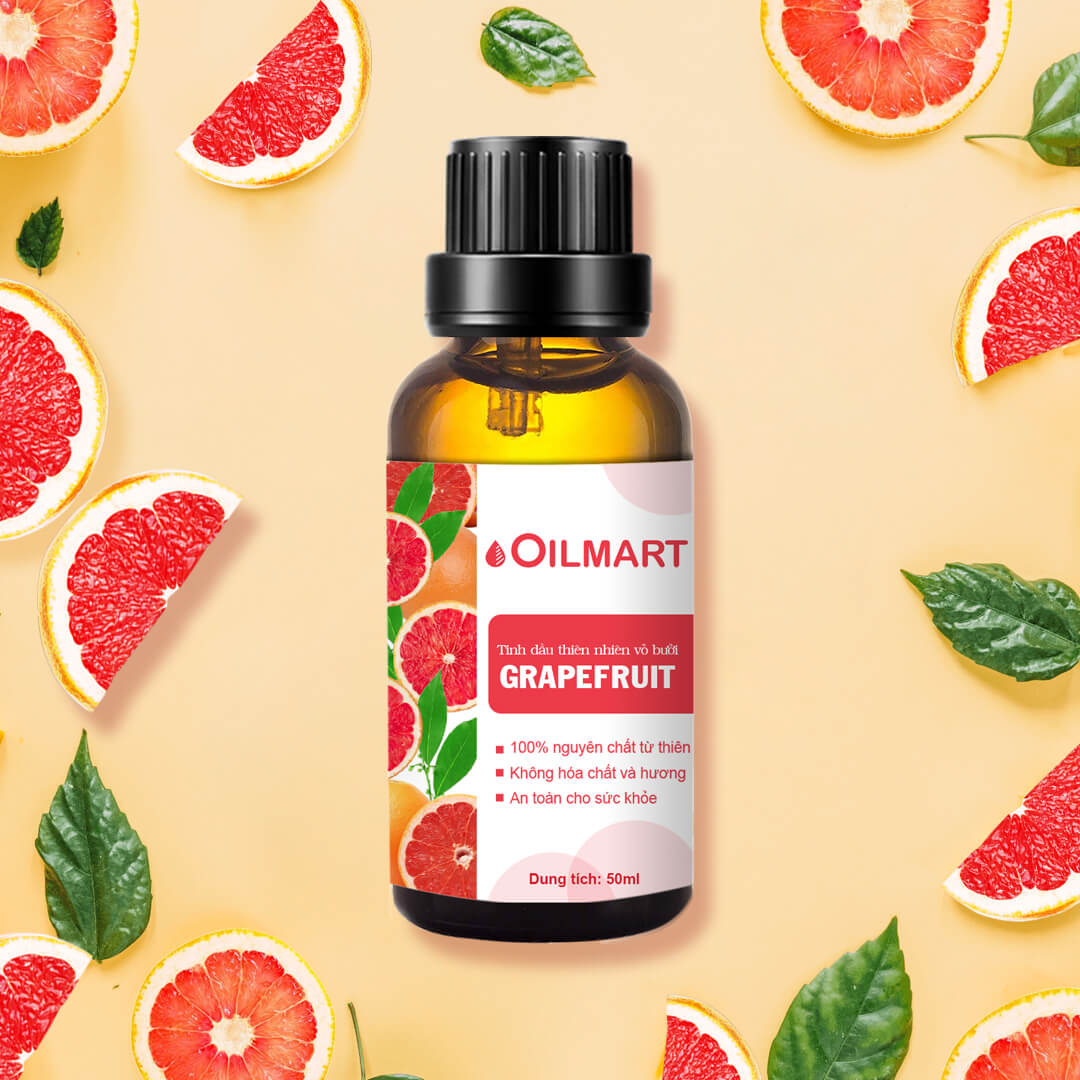 Tinh Dầu Thiên Nhiên Vỏ Bưởi Oilmart Grapefruit Essential Oil