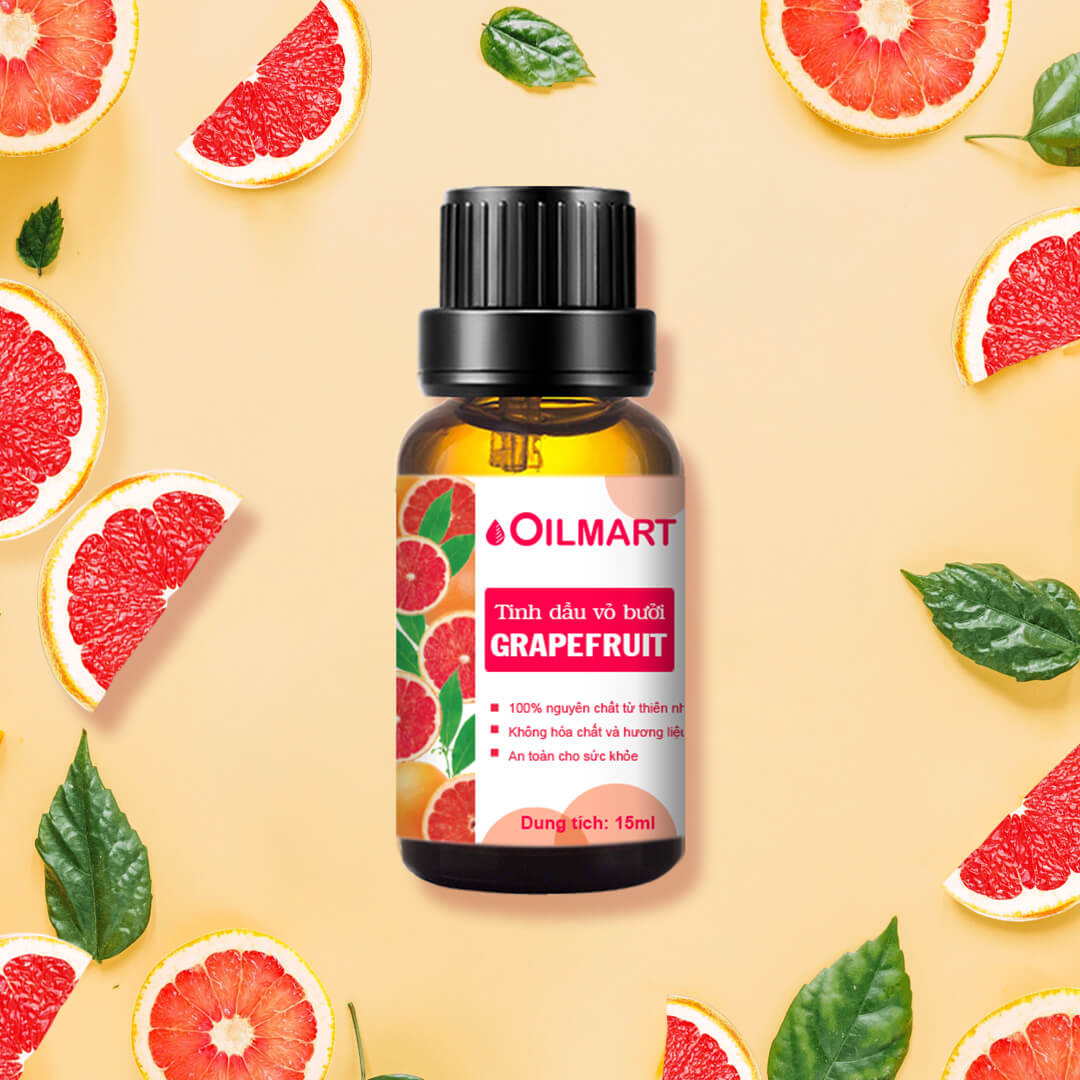 Tinh Dầu Thiên Nhiên Vỏ Bưởi Oilmart Grapefruit Essential Oil