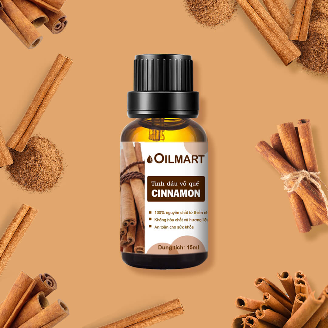 Tinh Dầu Thiên Nhiên Vỏ Quế Oilmart Cinnamon Essential Oil