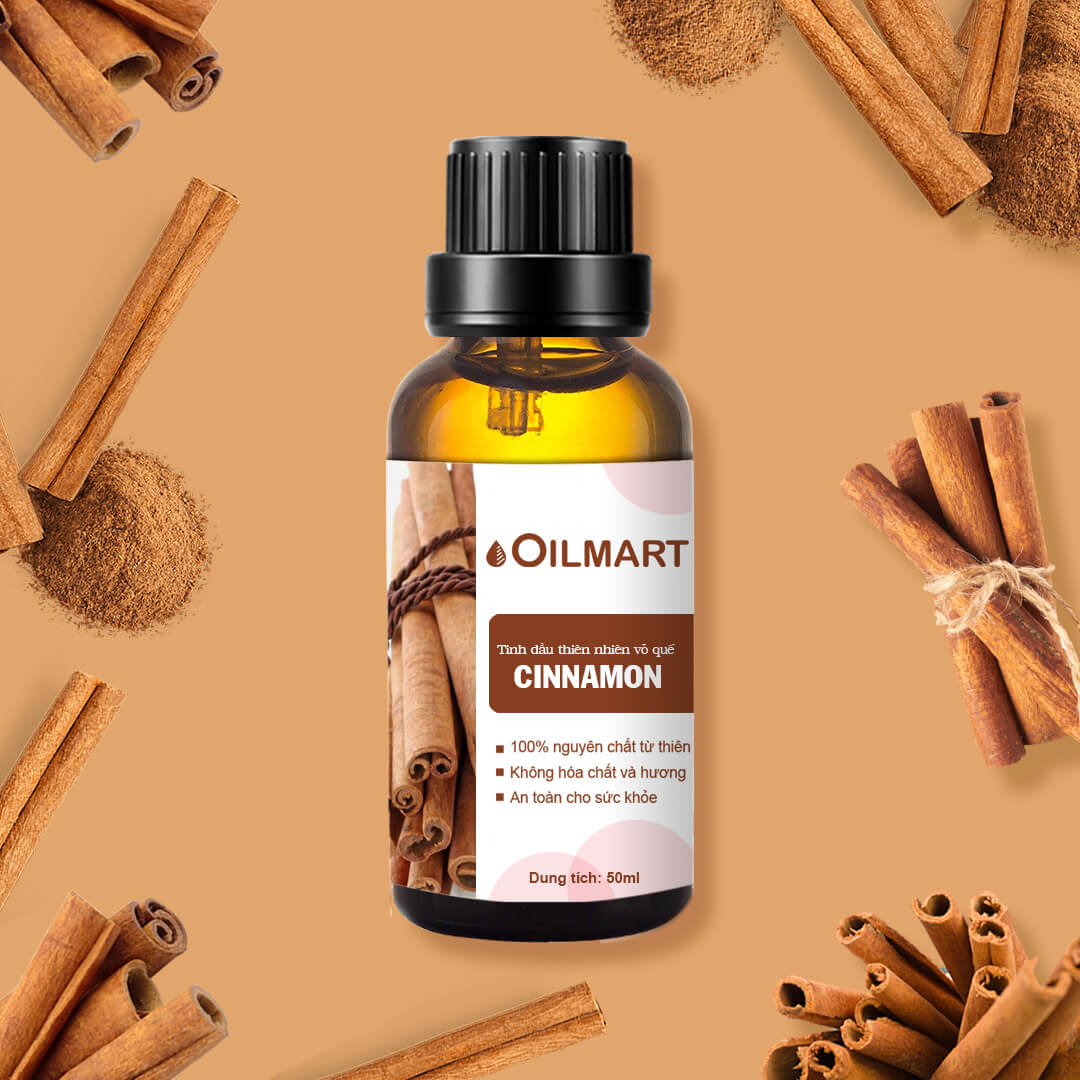 Tinh Dầu Thiên Nhiên Vỏ Quế Oilmart Cinnamon Essential Oil