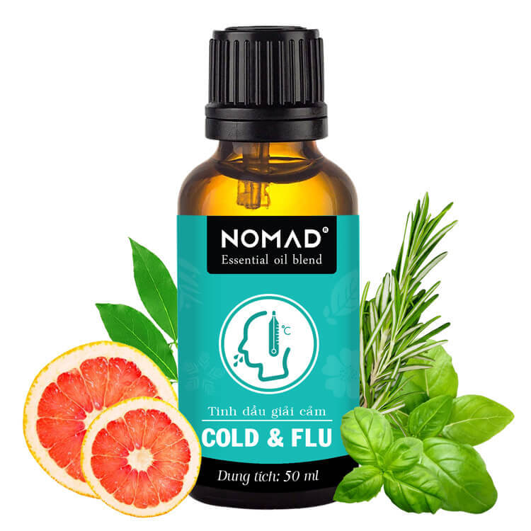 Tinh Dầu Giải Cảm Nomad Essential Oil Blend - Cold & Flu