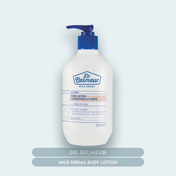 Sữa Dưỡng Thể Cho Da Nhạy Cảm Thefaceshop Dr.Belmeur MILD DERMA BODY LOTION 500ml