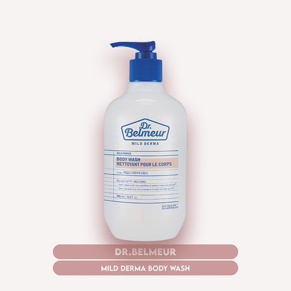 Sữa Tắm Dưỡng Ẩm Cho Da Nhạy Cảm Thefaceshop Dr.Belmeur MILD DERMA BODY WASH 500ml