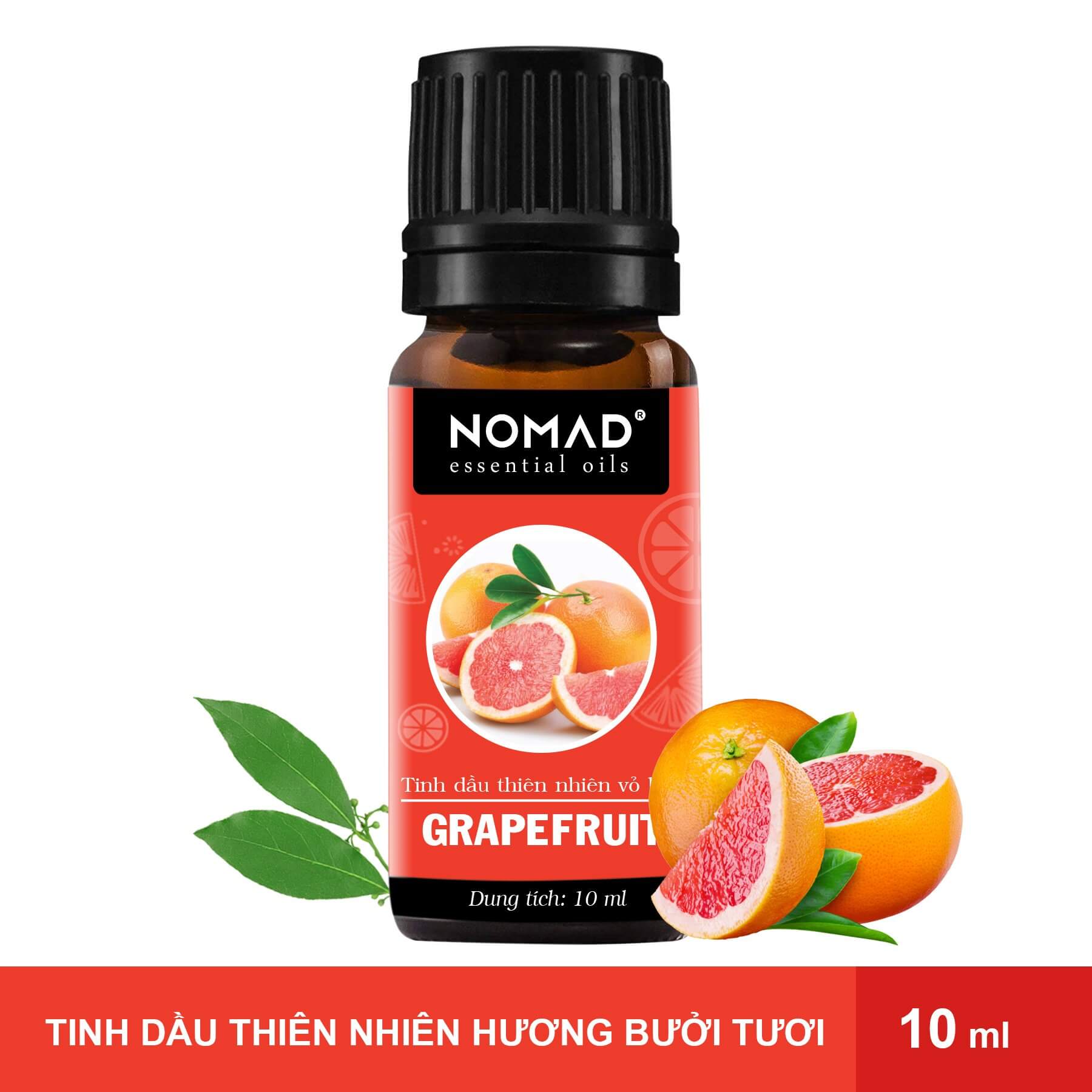 Tinh Dầu Bưởi Thiên Nhiên Thơm Phòng, Kích Thích Mọc Tóc, Dưỡng Tóc Nomad Grapfruit