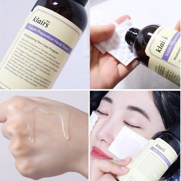 Nước Hoa Hồng Chống Viêm Da Dear Klairs Supple Preparation Facial Toner 180ml