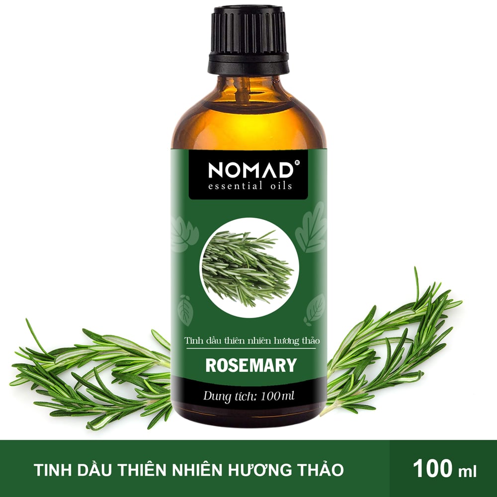 Tinh Dầu Hương Thảo Xông Phòng, Giúp Dễ Ngủ, Thư Giãn, Đuổi Muỗi, Giải Cảm, Khử Mùi Nomad Rosemary