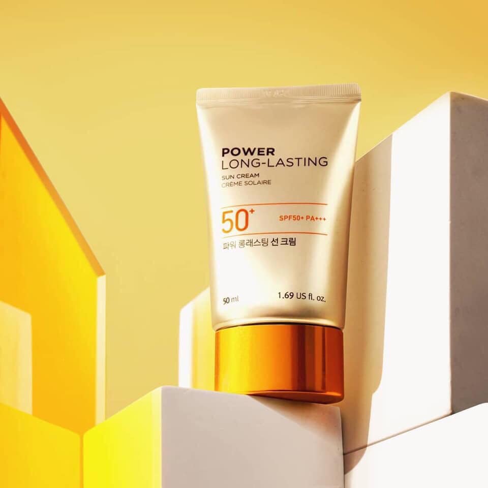 Kem Chống Nắng Đa Năng Thefaceshop Power Long Lasting Sun Cream SPF50+ Pa+++