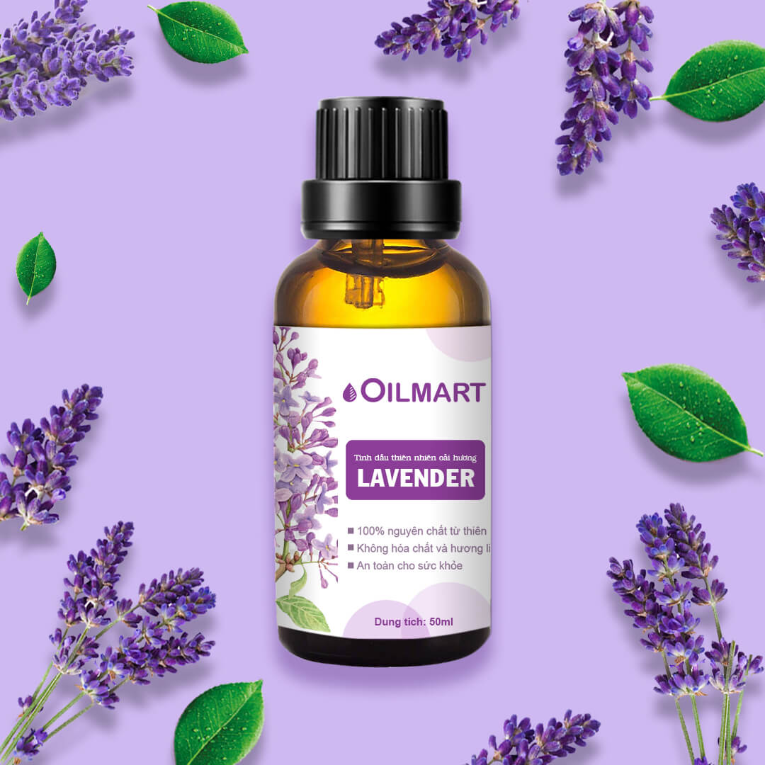 Tinh Dầu Thiên Nhiên Oải Hương Oilmart Lavender Essential Oil