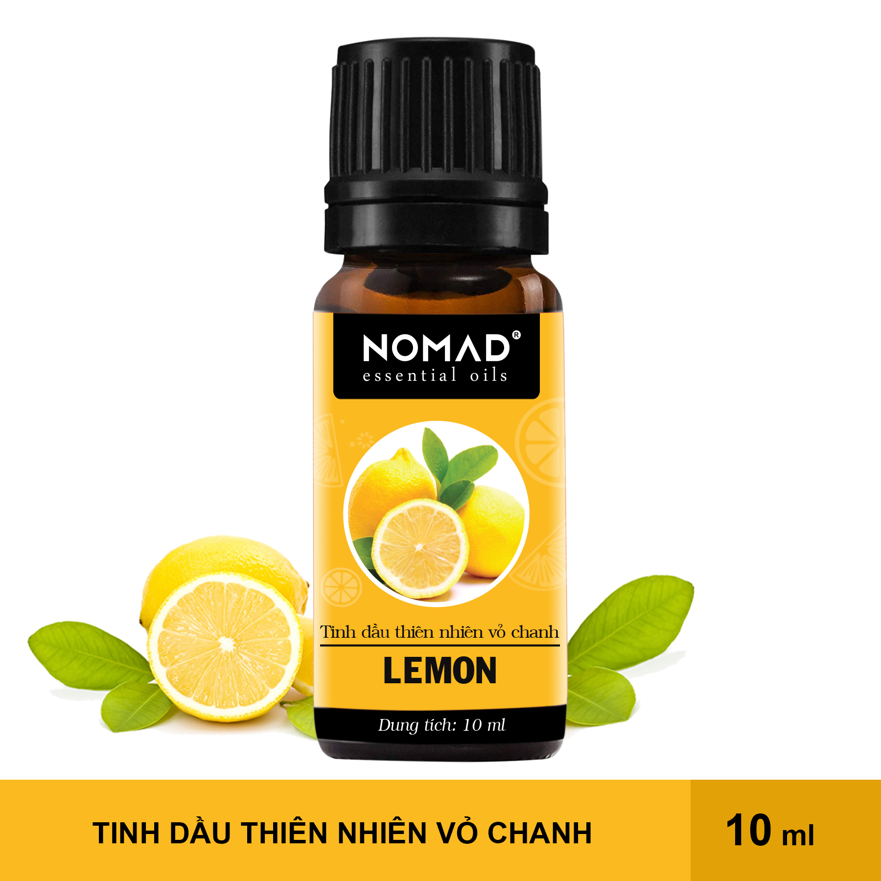 Combo 3 Tinh Dầu Nguyên Chất Nomad: Tinh Dầu Hoa Oải Hương (10ml) + Tinh Dầu Vỏ Chanh (10ml) + Tinh Dầu Sả Tươi(10ml)