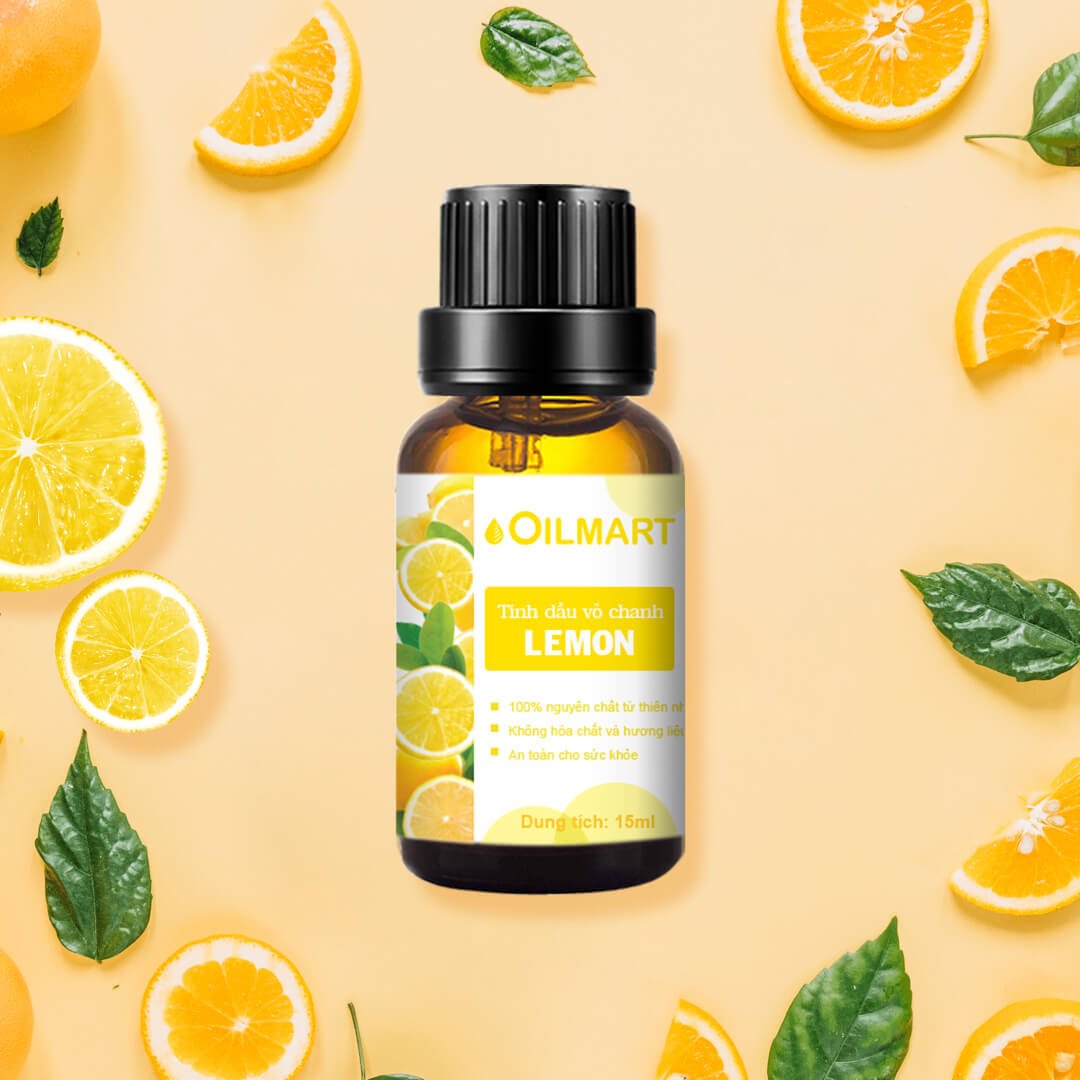 Tinh Dầu Thiên Nhiên Vỏ Chanh Oilmart Lemon Essential Oil