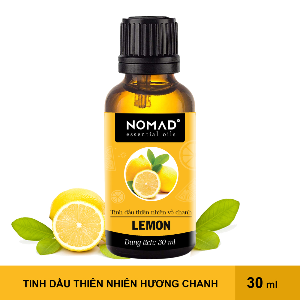 Tinh Dầu Thiên Nhiên Hương Chanh Tươi  Nomad Essential Oils Lemon