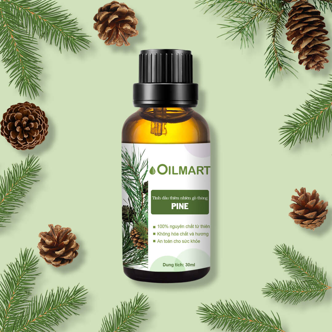 Tinh Dầu Thiên Nhiên Gỗ Thông Oilmart Pine Essential Oil