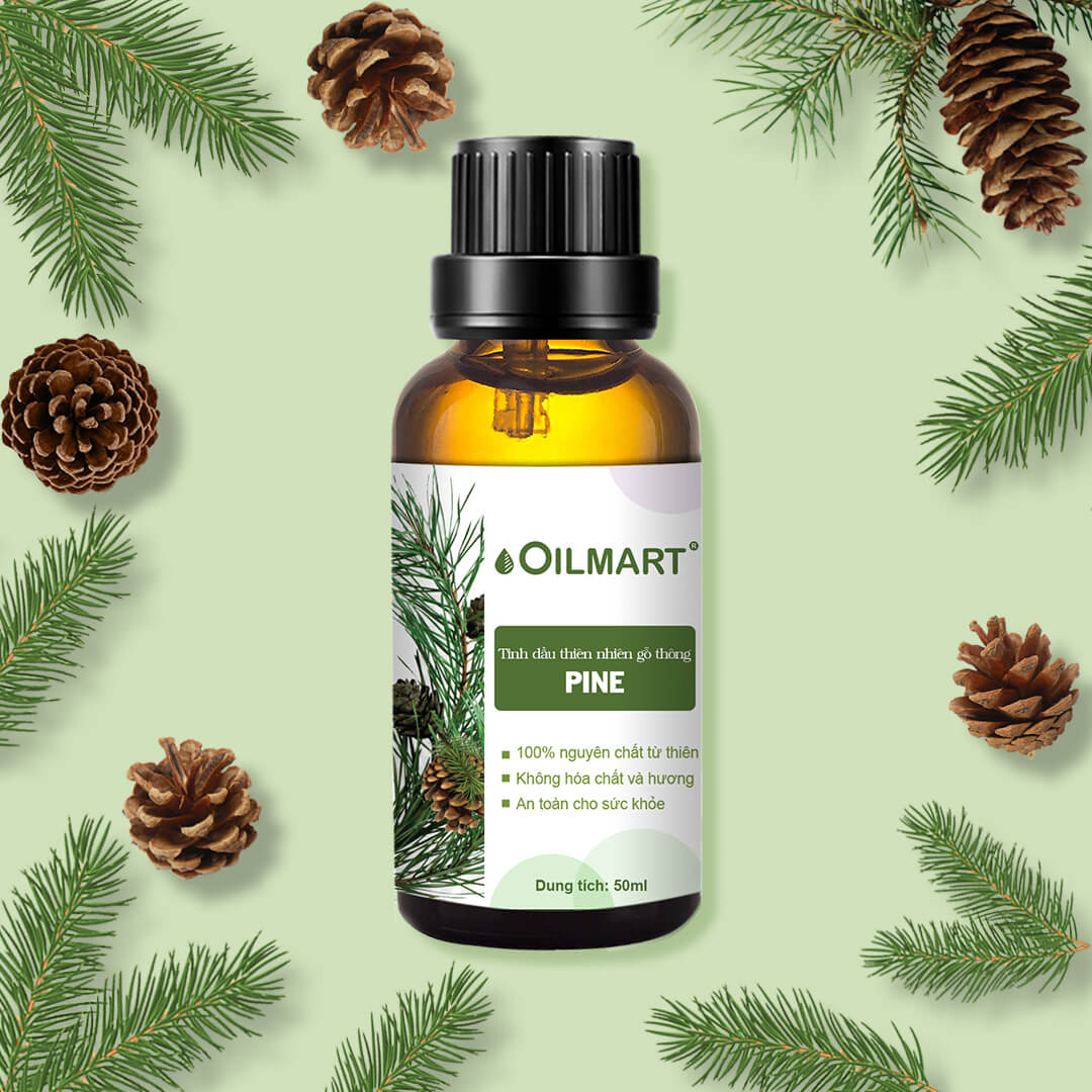 Tinh Dầu Thiên Nhiên Gỗ Thông Oilmart Pine Essential Oil