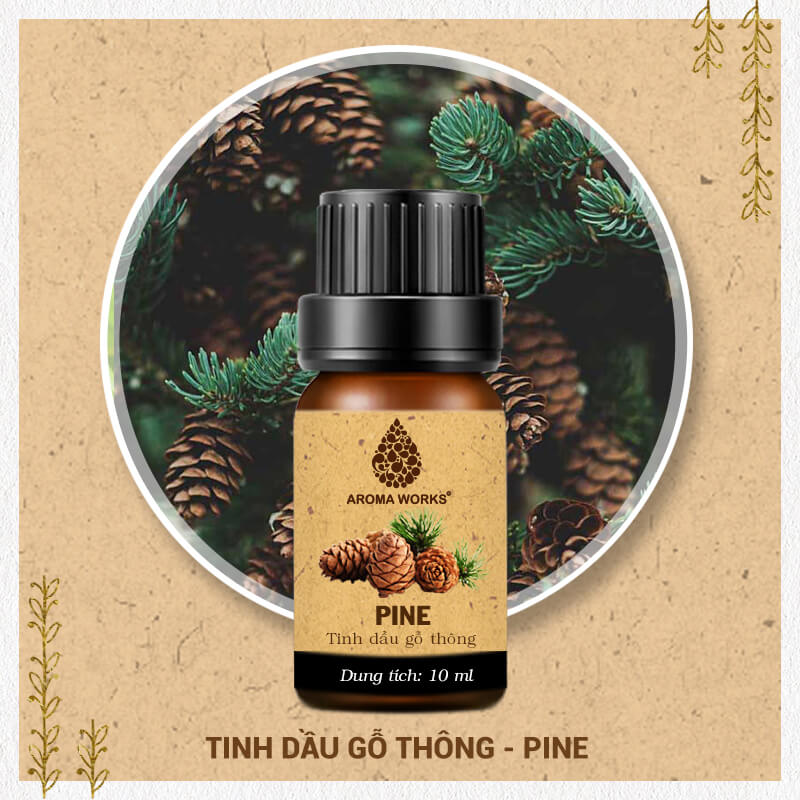 Combo 3 Tinh Dầu Nguyên Chất Aroma Works: Tinh Dầu Sả Chanh (10ml) + Tinh Dầu Gỗ Thông (10ml) + Tinh Dầu Vỏ Cam (10ml)